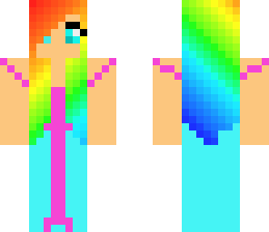 rainbow girl