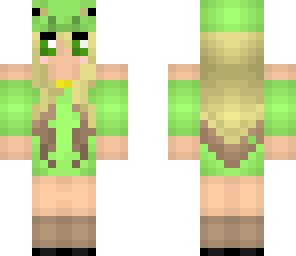 green pig girl