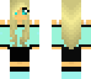 dark minty girl