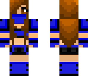 blue girl assasin