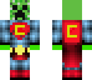 steave in disguyed as a super creeper