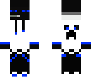 blue cool enderman