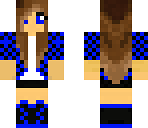 cute blue girl