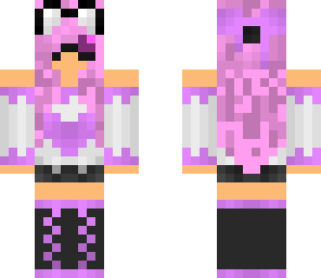 pink girl with goggles