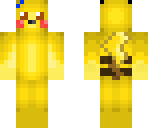 pikachu 1 blue bow