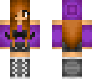 mostache girl purple