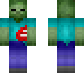 ripped open zombie
