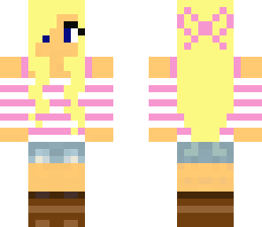 pink striped girl fixed