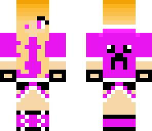 pink creeper girl edit
