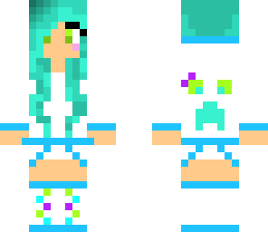 blue creeper girl