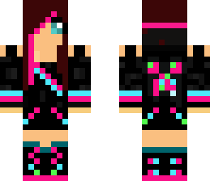 neon dj girl
