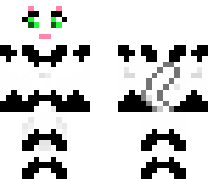 black and white cat