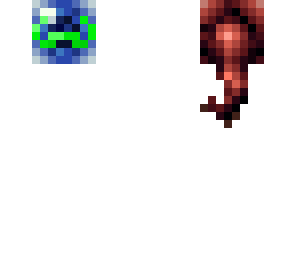 floating eyeball with moustache