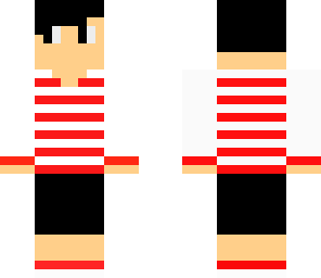 teen in red and white