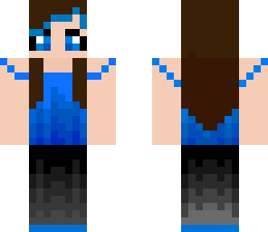 blue girl