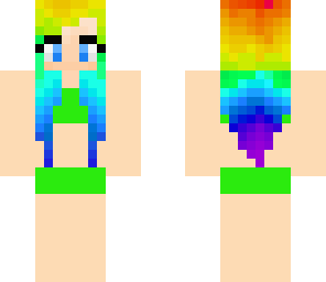 rainbow girl