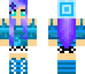 blue girl