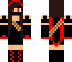 cute red ninja girl small fix