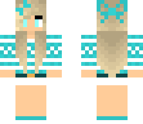 blue cute girl