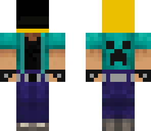herobrine with daft punk helmet