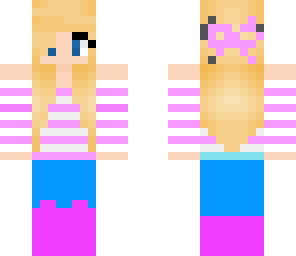 pink stripes country girl