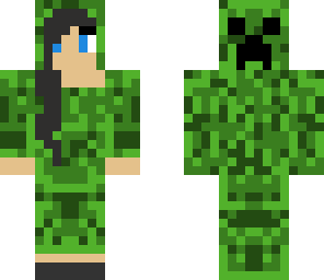 girl with creeper hoodie