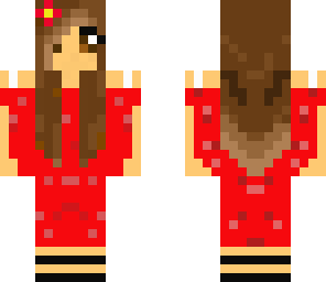 girl in a party dress