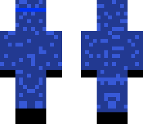 blue space man