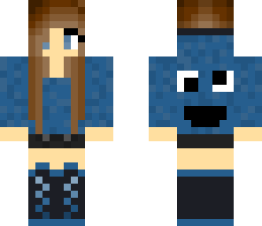cute cookie monster girl fixed
