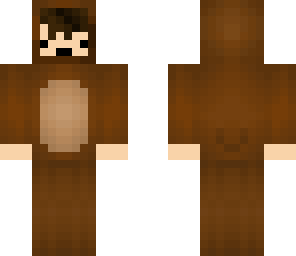 pixel boy in a teddy costume
