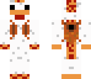 chicken costume with backpack
