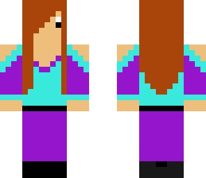 pretty purple girl