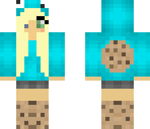 edited cookie monster hoodie girl