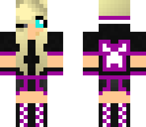 awesome purple neon girl or gurl