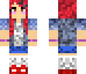 red haired girl by nomeda