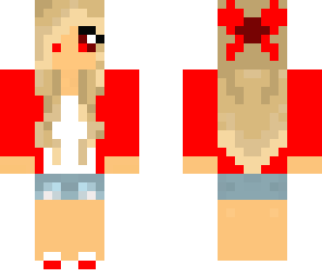 little girl 2 red