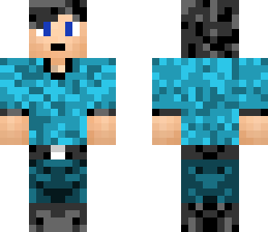 blue man
