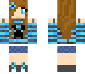 blue girl