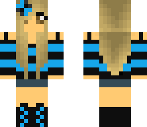 cute blue girl
