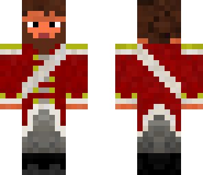 redcoat soldier with beard
