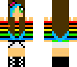 rainbow girl