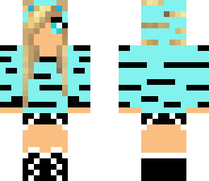 blue tiger girl