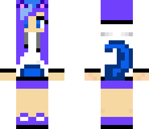 purple cat girl