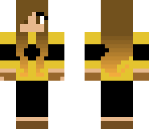 brown hair hufflepuff girl