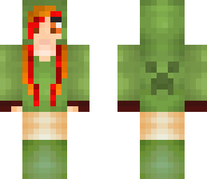creeper hoodie girl