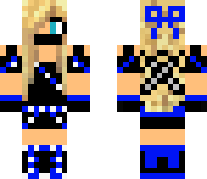 blue ninja girl