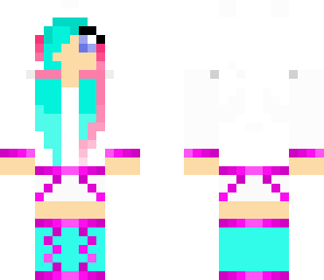 blue n' pink girl