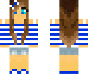 blue summer girl