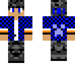 blue teenager