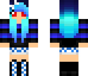 cute blue girl is now a shiki
